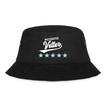 Vetter Beste Vettern Patenkinder Cousin Patensohn - Bucket Hat - Schwarz - Vorne - Lela (165cm)