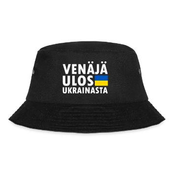 venäjä ulos ukrainasta - Bucket Hat - black - Front - Lela (165cm)