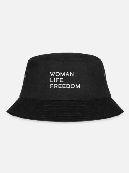 Frauen Lebensfreiheit Unterstützung für iranische Frauen - Bucket Hat - Schwarz