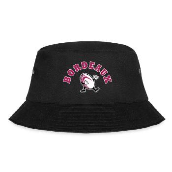 Rugby Bordeaux sport rugby supporter girondins - Bob - noir - Devant - Lela (165cm)