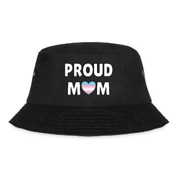Fier coeur de drapeau trans maman - Bob - noir - Devant - Lela (165cm)