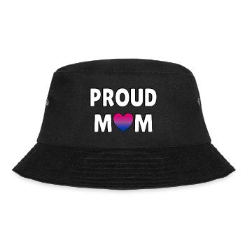 Fier coeur de drapeau maman bi - Bob - noir - Devant - Lela (165cm)