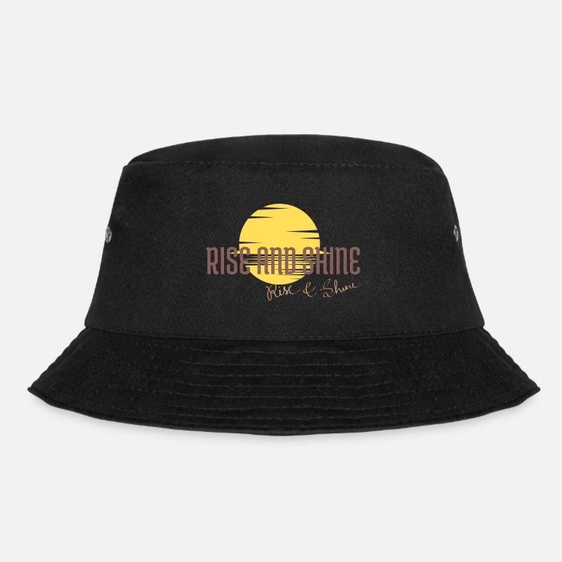 Raus aus den Federn - Bucket Hat - Schwarz