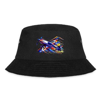 Aerobatic Aircraft 2 - Bucket Hat - black - Front - Lela (165cm)