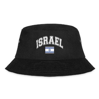 Israel Flag - Bucket Hat - black - Front - Lela (165cm)