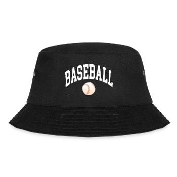 Baseball - Bucket Hat - Schwarz - Vorne - Lela (165cm)