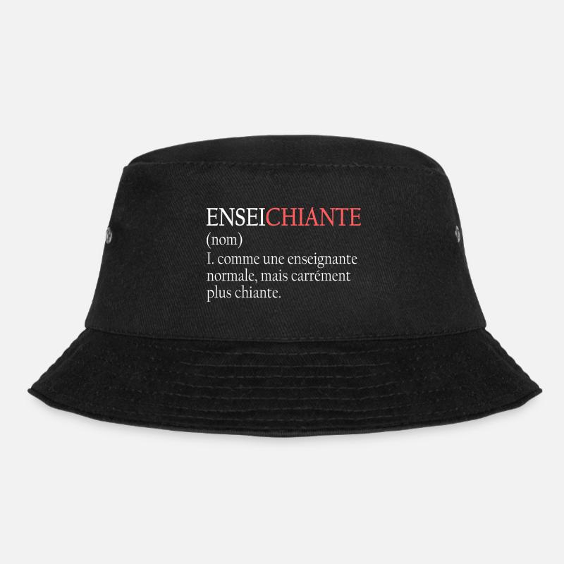 Enseichiante Prof Enseignante Humour - Bob - noir