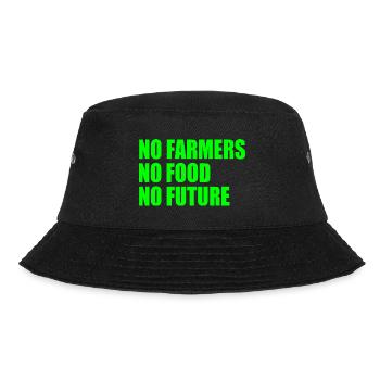 no farmers no food no future - Bucket Hat - black - Front - Lela (165cm)