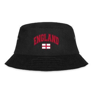 England Flagge - Bucket Hat - Schwarz - Vorne - Lela (165cm)