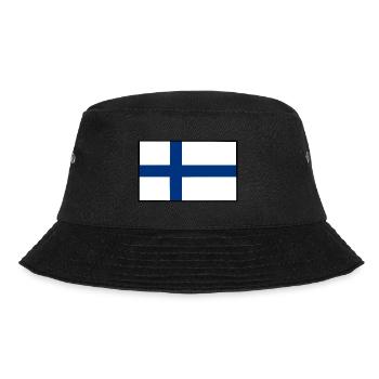 Finnish flag - Bucket Hat - black - Front - Lela (165cm)
