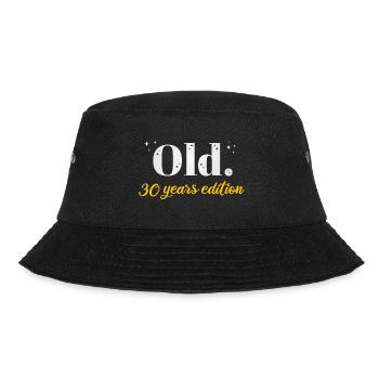 30 Years Old Ironic 30th Birthday Gift - Bucket Hat - black - Front - Lela (165cm)