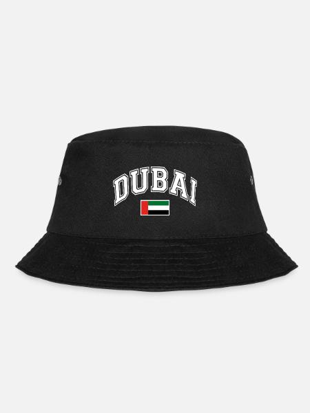 Dubai Flagge - Bucket Hat - Schwarz