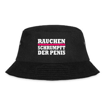 rauchen schrumpft der penis - Bucket Hat - Schwarz - Vorne - Lela (165cm)