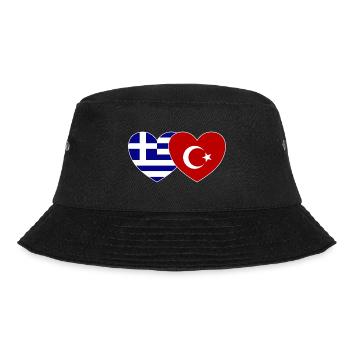 Grèce Turquie Drapeau Coeur - Bob - noir - Devant - Lela (165cm)
