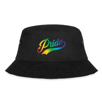 Pride-Skript clr - Bucket Hat - Schwarz - Vorne - Lela (165cm)