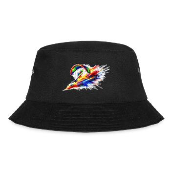 Paraglider - Color Splash - Bucket Hat - black - Front - Lela (165cm)