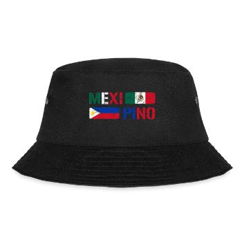 Philippinen Filipino Mexiko Herz DNA I Geschenk - Bucket Hat - Schwarz - Vorne - Lela (165cm)