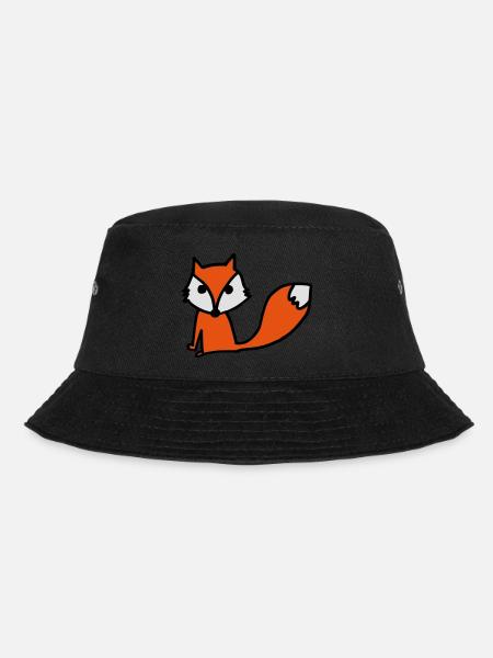 Cute Fox t-shirt - Bucket Hat - Schwarz