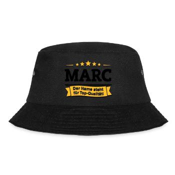 Marc – Der Name steht für Top-Qualität! - Bucket Hat - Schwarz - Vorne - Lela (165cm)
