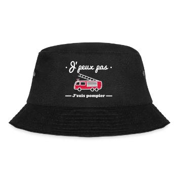 J'peux pas j'suis pompier - Bob - noir - Devant - Lela (165cm)