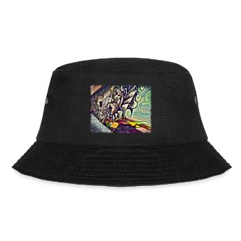 Street Art Gap - Bucket Hat - black - Front - Lela (165cm)
