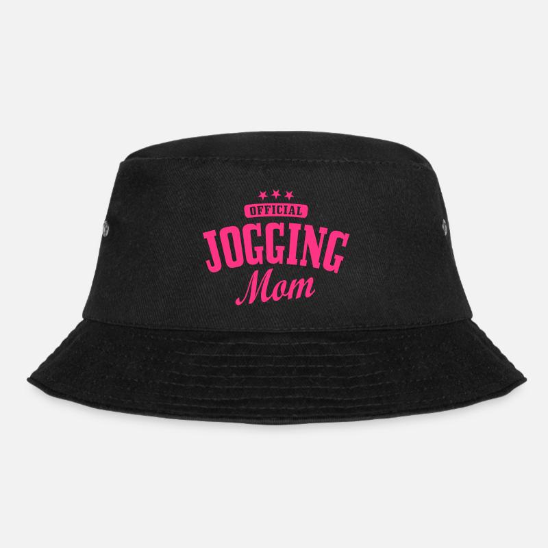 Official jogging mom - Bucket Hat - black