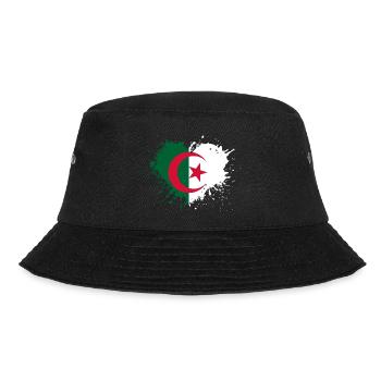 Coeur drapeau algerie - Bob - noir - Devant - Lela (165cm)