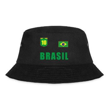 Brésil Football T-Shirt Jersey Fanshirt Ventilateurs - Bob - noir - Devant - Lela (165cm)