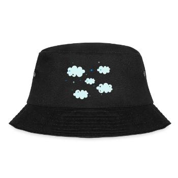 Clouds & Stars - Bucket Hat - black - Front - Lela (165cm)