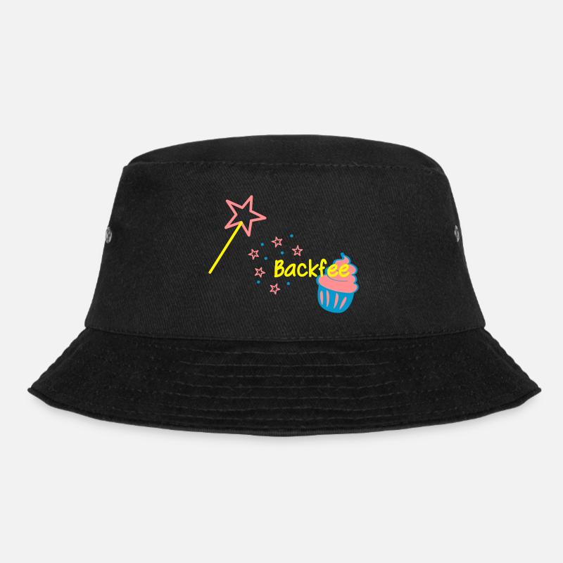 Backfee Schürze Cupcaki - Bucket Hat - Schwarz
