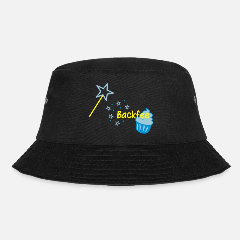 Cupcaki Backfee - Bucket Hat - Schwarz