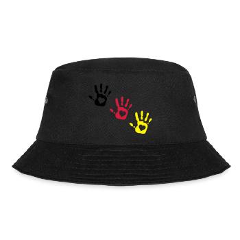 Deutsch Händen Herzen 3c 3c diag - Bucket Hat - Schwarz - Vorne - Lela (165cm)