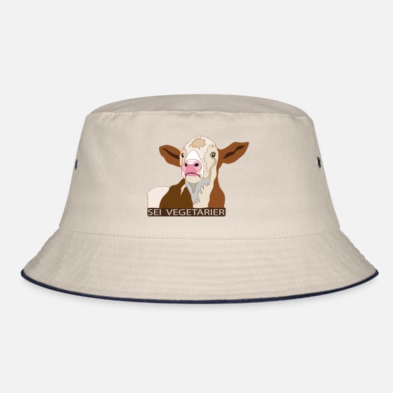 Kalb: Sei Vegetarier Bucket Hat