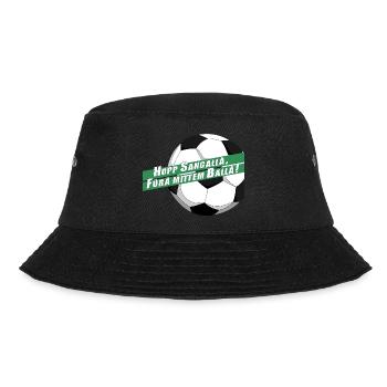 Hopp Sangallä ! Hopp St.Gallen - Bucket Hat - Schwarz - Vorne - Lela (165cm)
