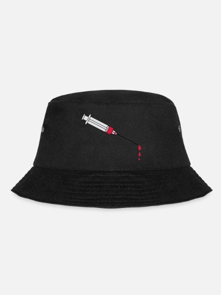 Blood Syringe - Bucket Hat - Schwarz