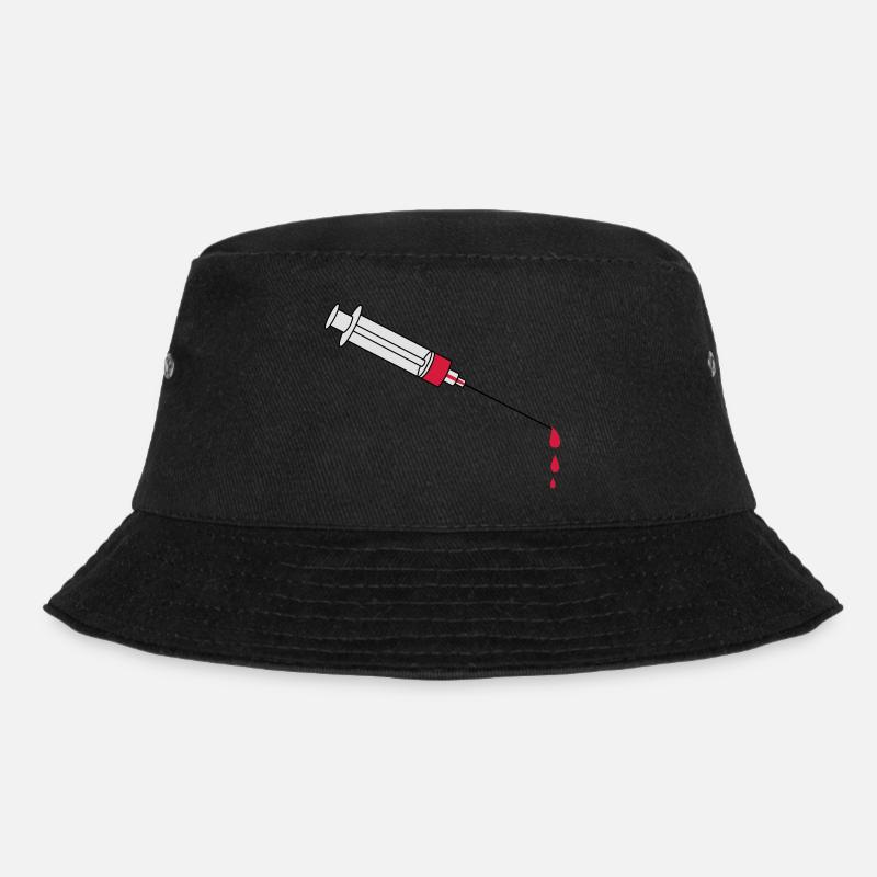 Blood Syringe - Bucket Hat - Schwarz