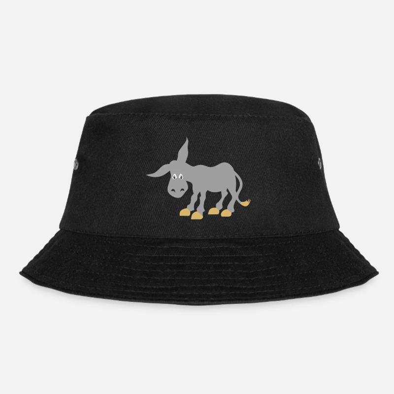 esel - Bucket Hat - Schwarz