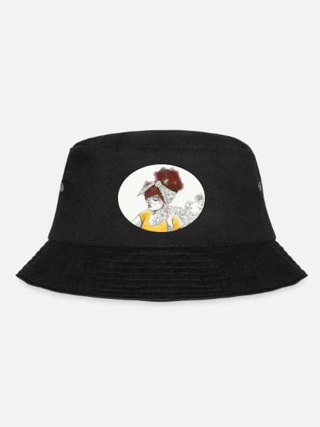 Hairstyle 1 - Bucket Hat - Schwarz