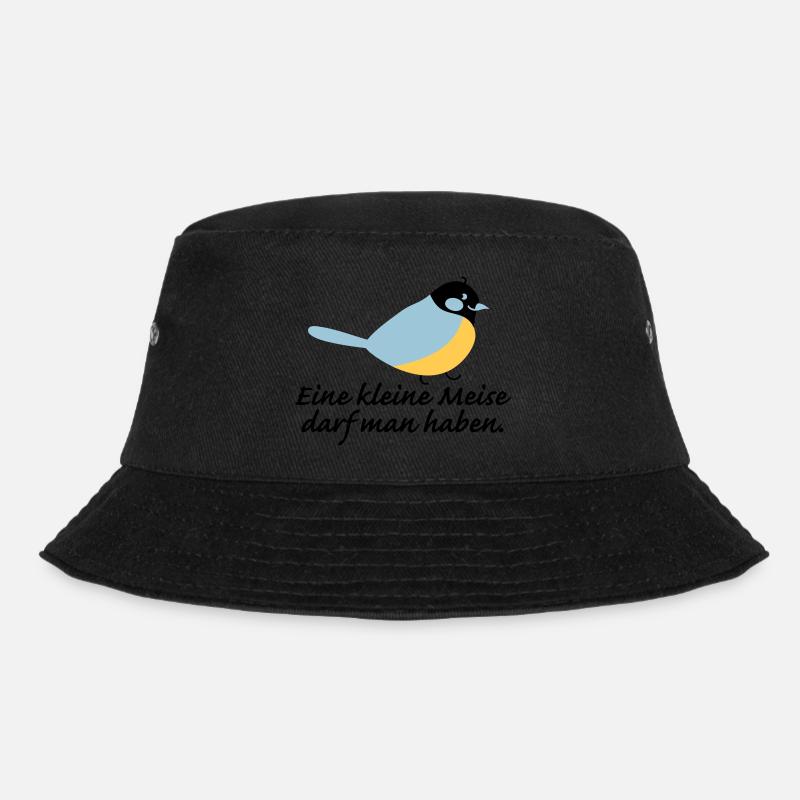 kleine Meise - Bucket Hat - Schwarz