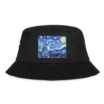 Nuit étoilée de Van Gough - Noël blanc - Bob - noir - Devant - Lela (165cm)