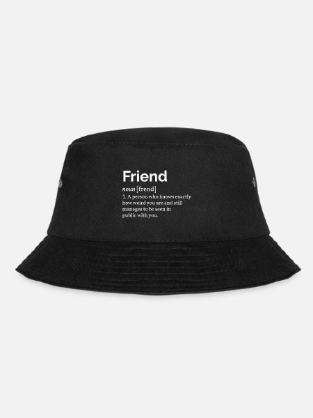 Freund Definition II - Bucket Hat - Schwarz