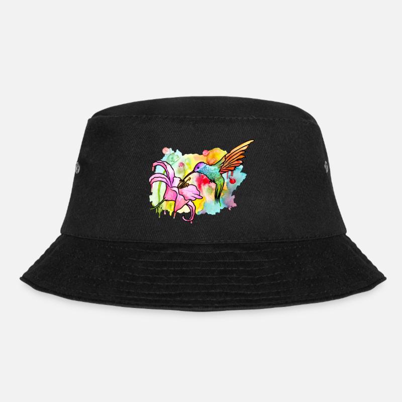 humming-bird - Bucket Hat - black