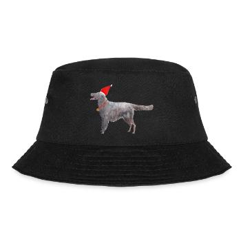 flatcoated retriever christmas - Bucket Hat - black - Front - Lela (165cm)