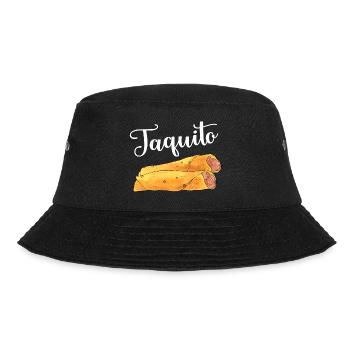 Taco-Taquito-Match - Bucket Hat - Schwarz - Vorne - Lela (165cm)