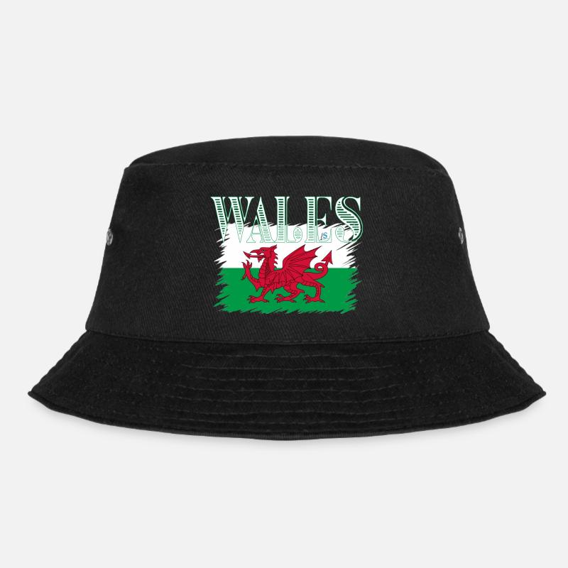 Wales - Bucket Hat - black