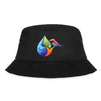 Polygonal Tier farbenfroh geometrie hand birne - Bucket Hat - Schwarz - Vorne - Lela (165cm)