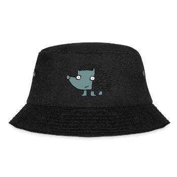 Igel Izo - Bucket Hat - Schwarz - Vorne - Lela (165cm)