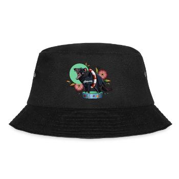 Tasmanischer Teufel - Bucket Hat - Schwarz - Vorne - Lela (165cm)
