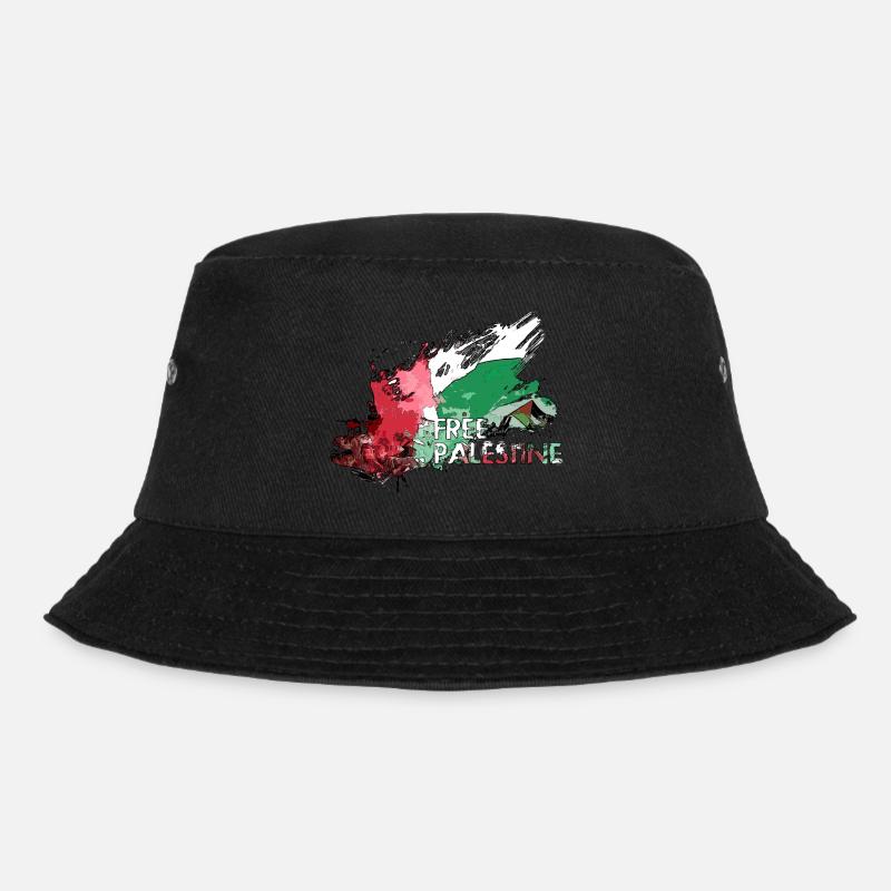 Drapeau palestinien libre G2 - Bob - noir