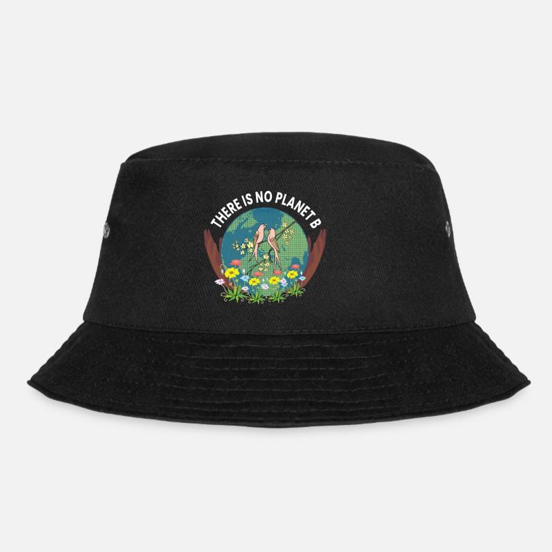 no planet b - Bucket Hat - Schwarz